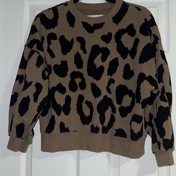 Pistola Animal Print Sweater Long Sleeve Top Size XS - Like New - Picture 1 of 3